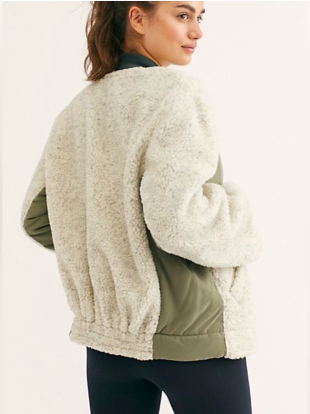 Free People “Rivington” Sherpa Jacket - Desert Combo EUC - Picture 4 of 4